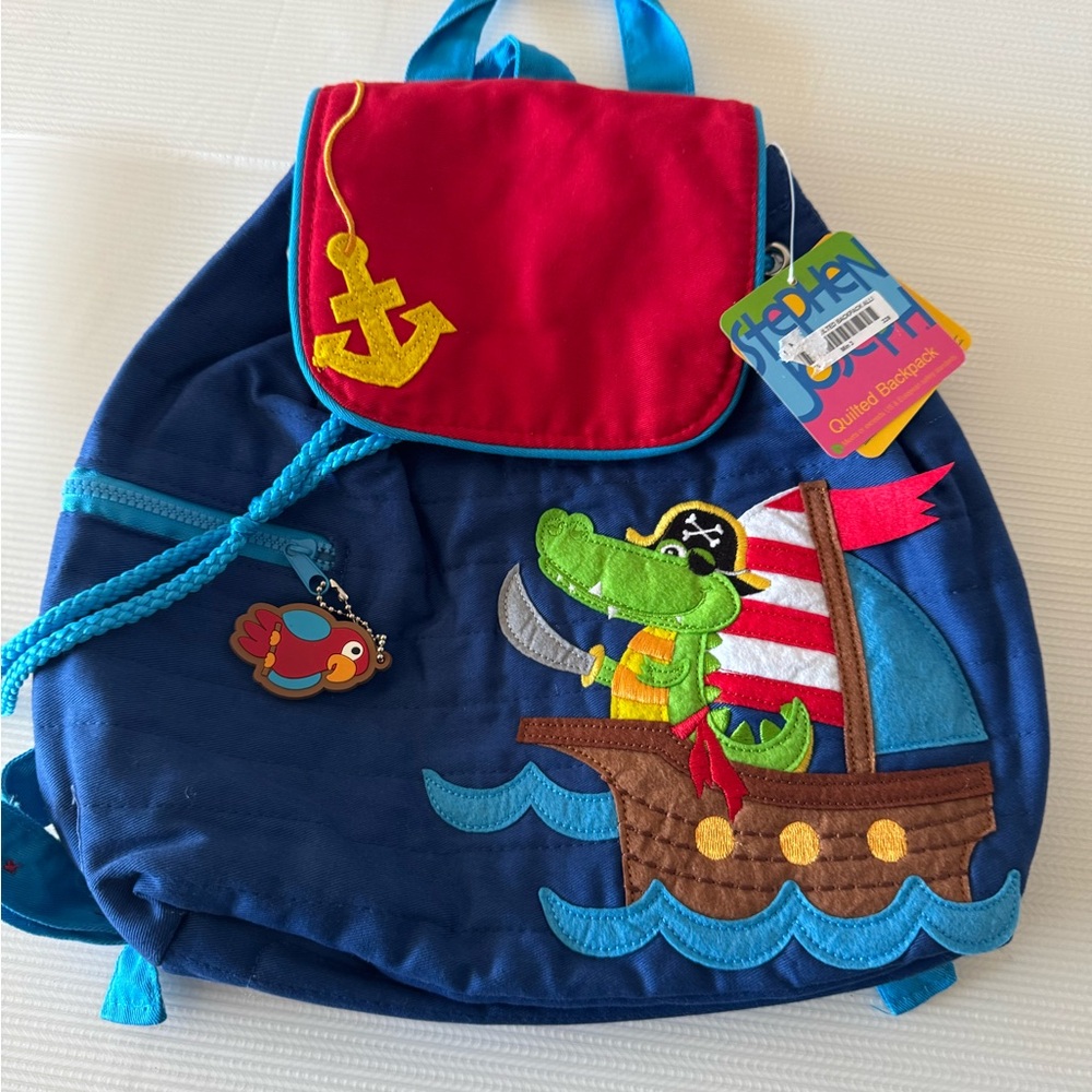 Stephen Joseph Pirate Crocodile Backpack
